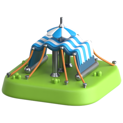 Tent 3D Icon 3D Graphic