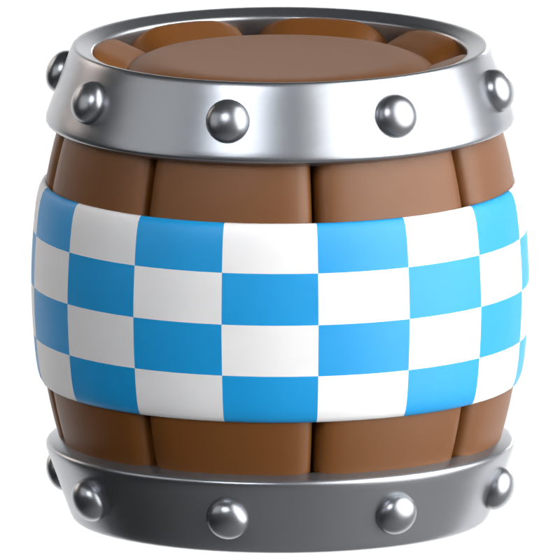 Barrel 3D Icon 3D Graphic