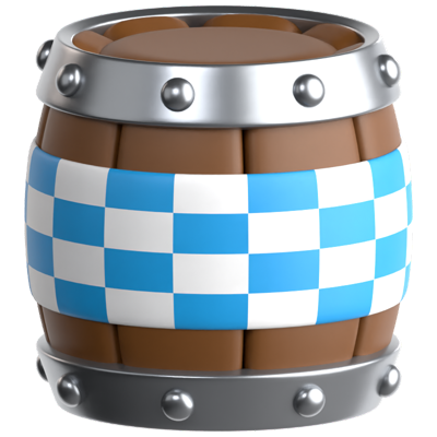 Barrel 3D Icon 3D Graphic