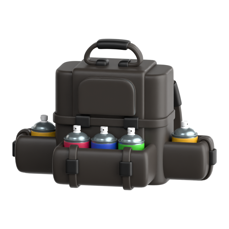 Backpack 3D Icon 3D Graphic