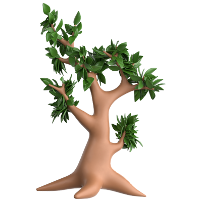 Oak Tree 3D Icon 3D Graphic