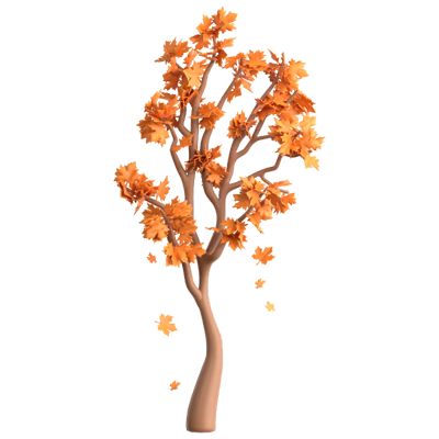 Maple Tree 3D Icon 3D Graphic