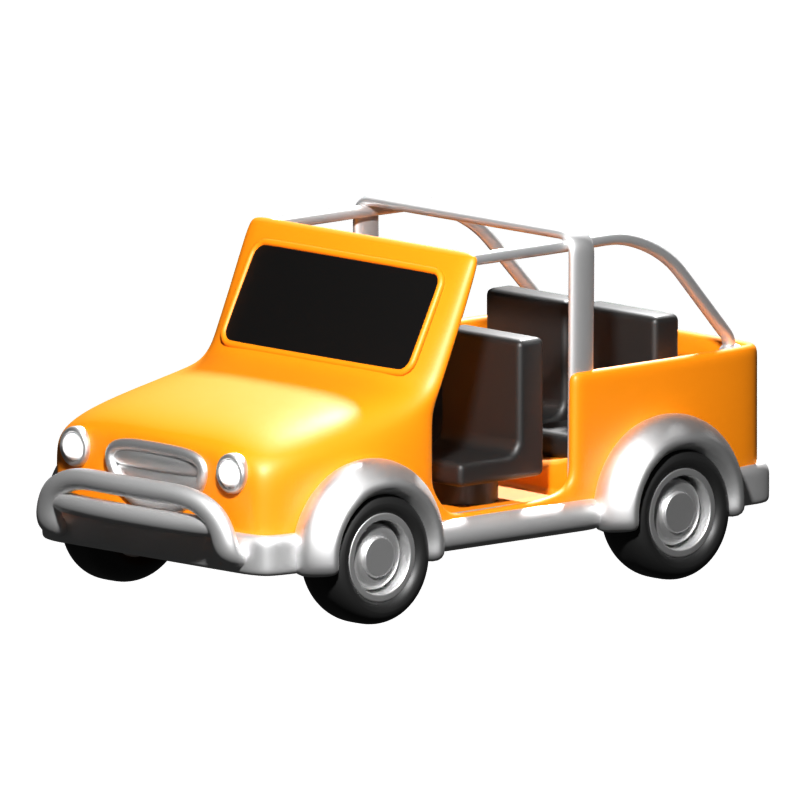 Jeep 3D Icon 3D Graphic