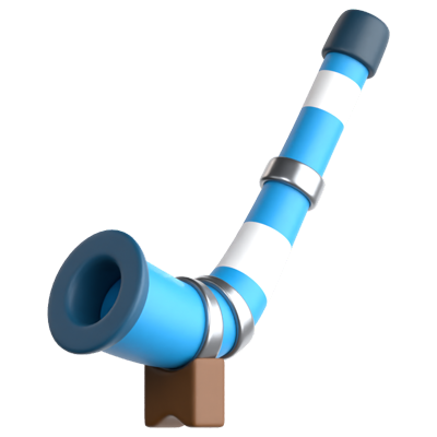 Alphorn 3D Icon 3D Graphic