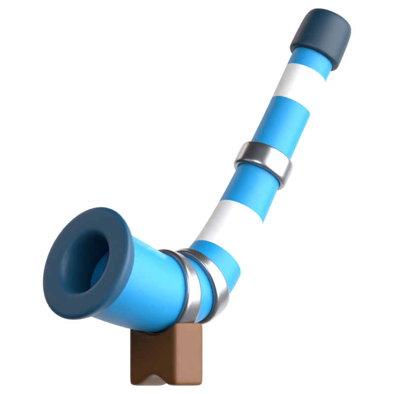 Alphorn 3D Icon 3D Graphic