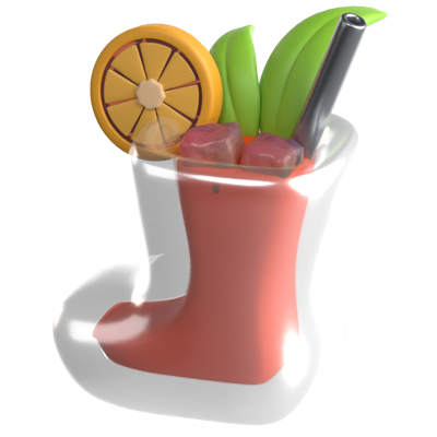 Boot Mug 3D Icon 3D Graphic