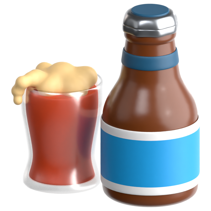 Beverage 3D Icon 3D Graphic