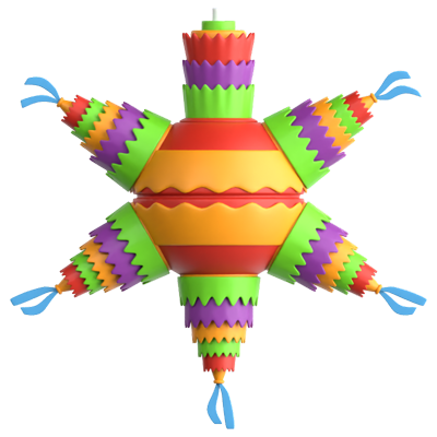 Piñata Icono 3D 3D Graphic