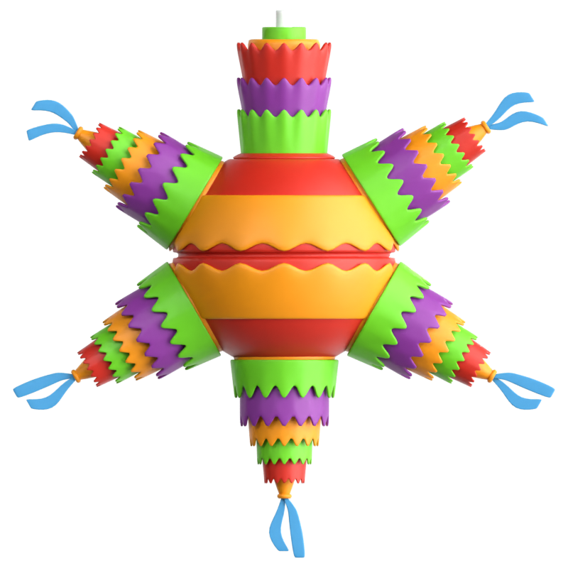 Piñata Icono 3D 3D Graphic