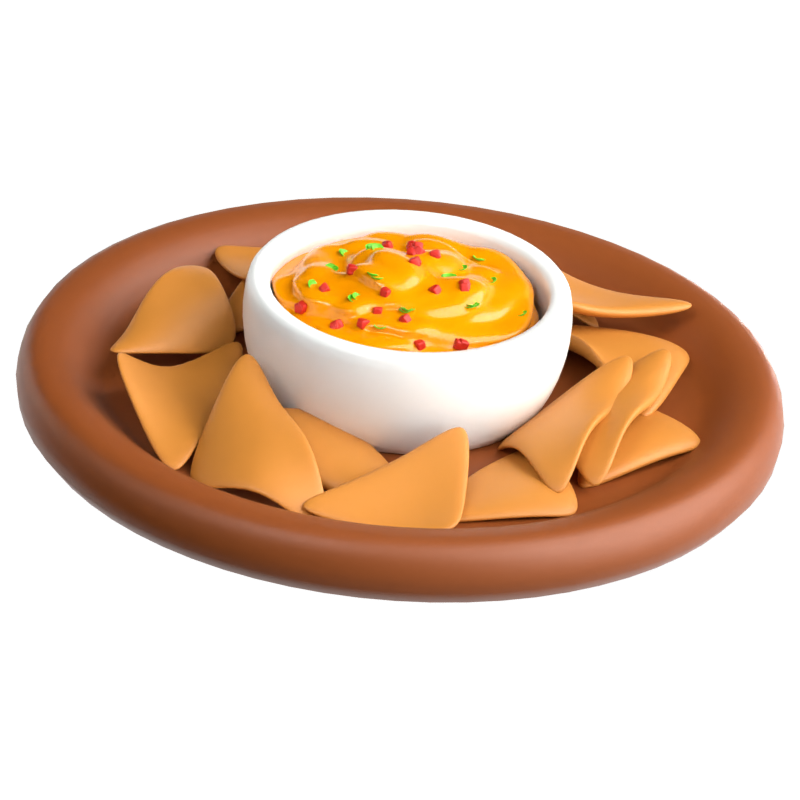 Nachos Icono 3D 3D Graphic