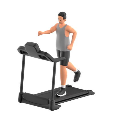 Treadmill 3D Icon 3D Graphic