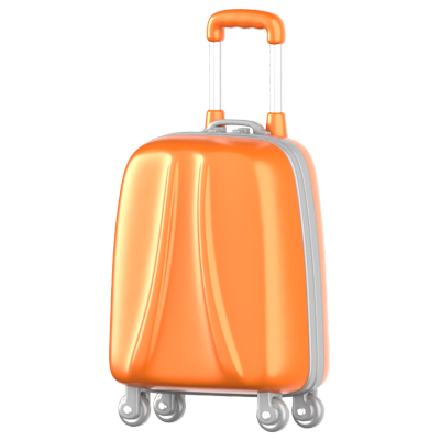 Cabin Luggage 3D Icon 3D Graphic