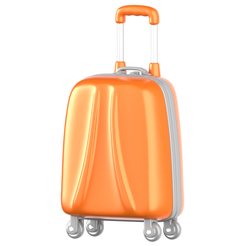 Cabin Luggage 3D Icon