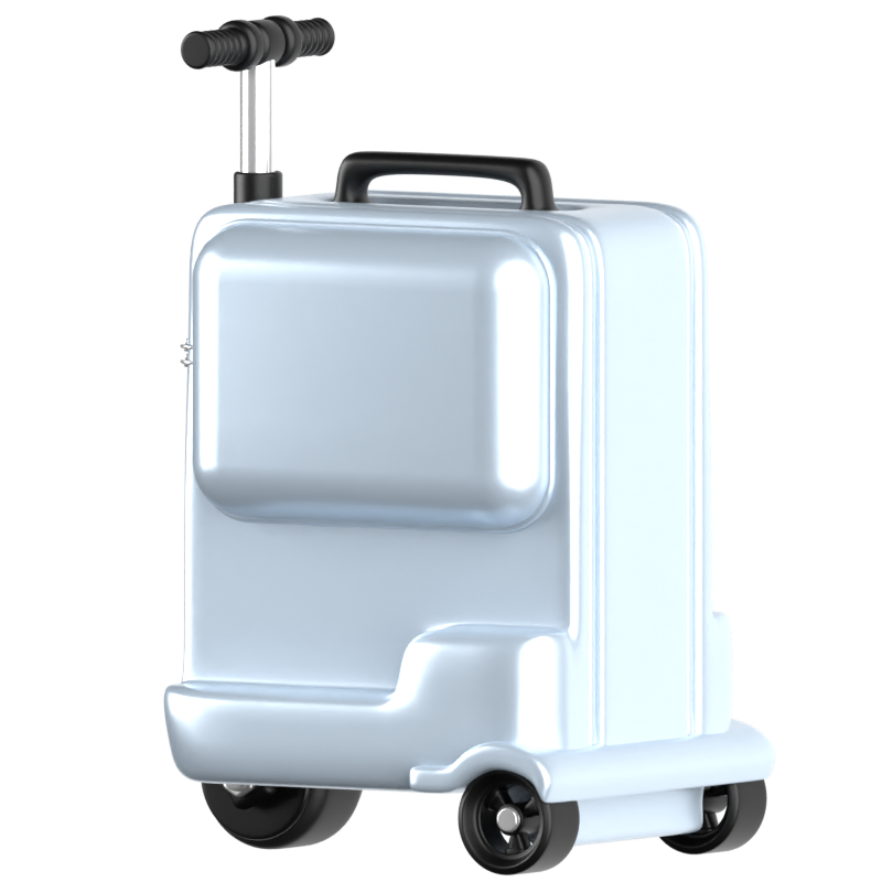 Electrical Luggage 3D Icon 3D Graphic