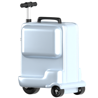 Electrical Luggage 3D Icon 3D Graphic