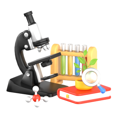 Biology 3D Icon 3D Graphic