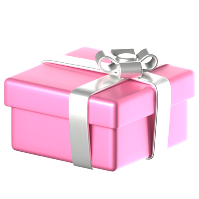 Regular Rectangle Giftbox 3D Icon 3D Graphic