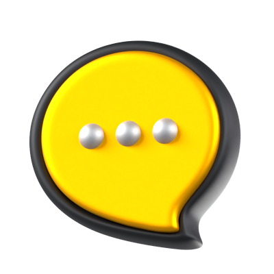 Create Message Animated 3D Icon 3D Graphic