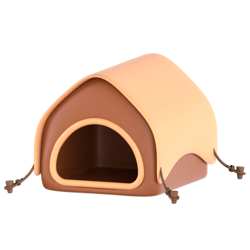 Temporary Tent 3D Icon