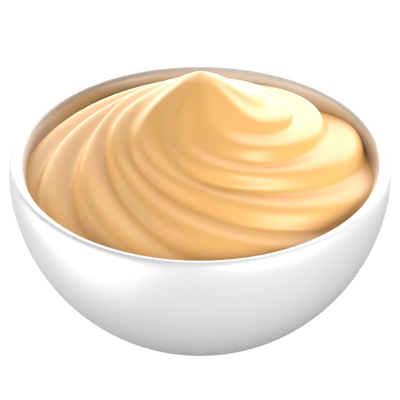 Cream 3D Icon 3D Graphic