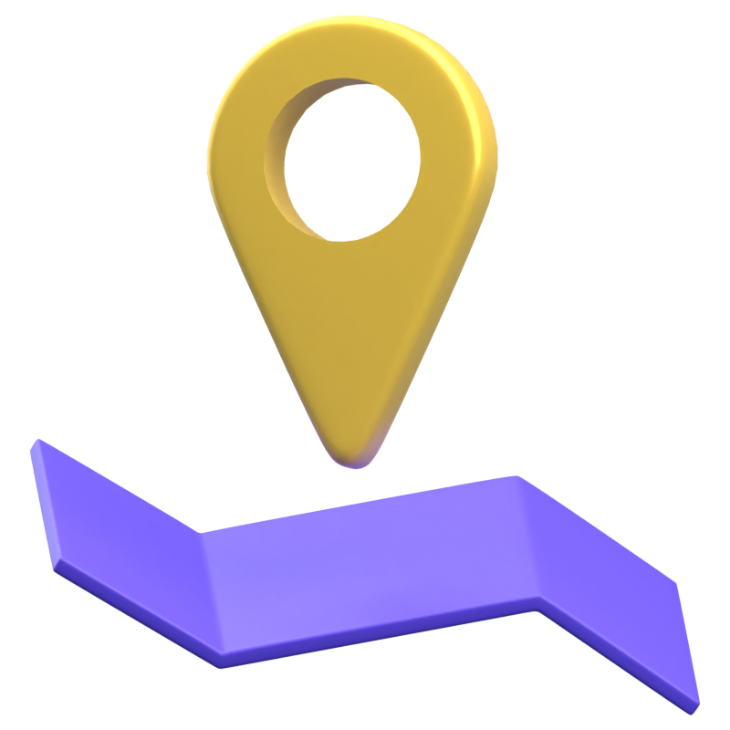 Navigation 3D Icon 3D Graphic