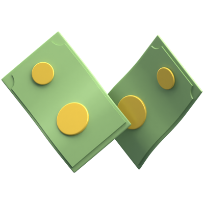 Money 3D Icon 3D Graphic