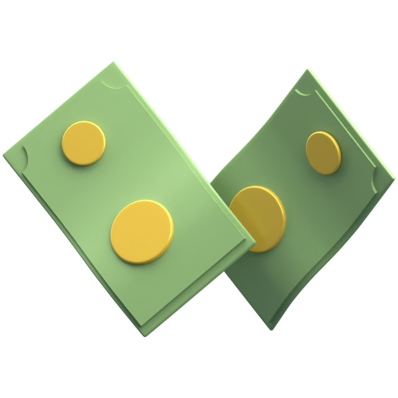 Money 3D Icon 3D Graphic