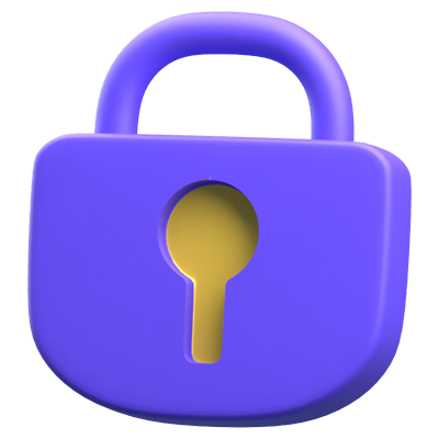 Padlock 3D Icon 3D Graphic