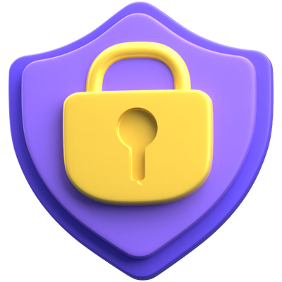 Secure 3D Icon 3D Graphic