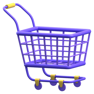 Trolley 3D Icon 3D Graphic