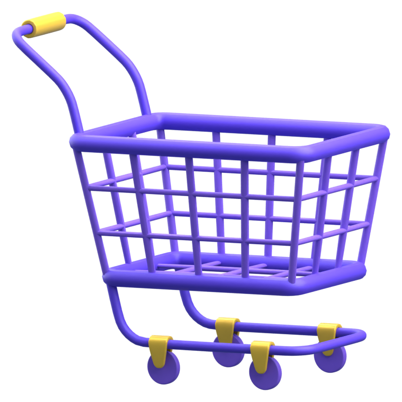 Trolley 3D Icon 3D Graphic