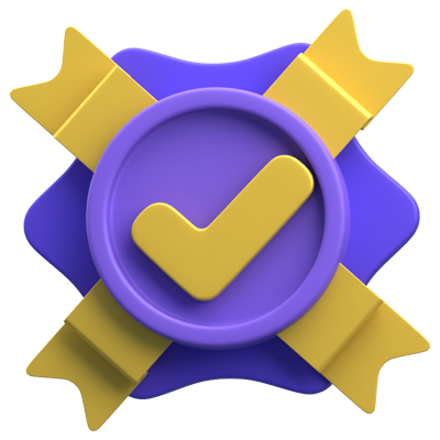 Verified 3D Icon 3D Graphic