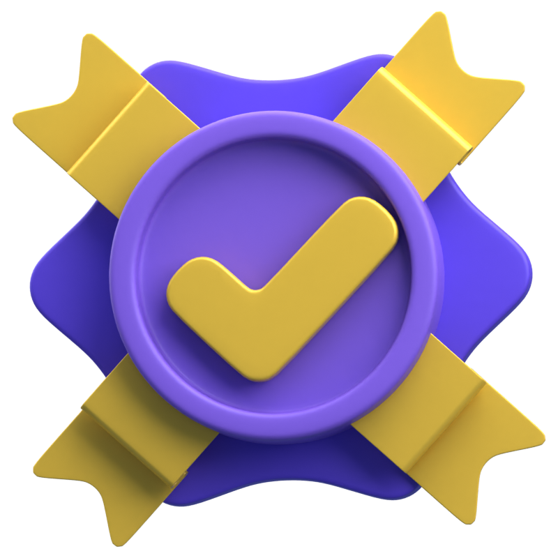 Verified 3D Icon 3D Graphic