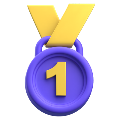 Medal 3D Icon 3D Graphic