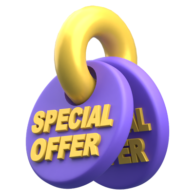 Special Offer 3D Icon 3D Graphic