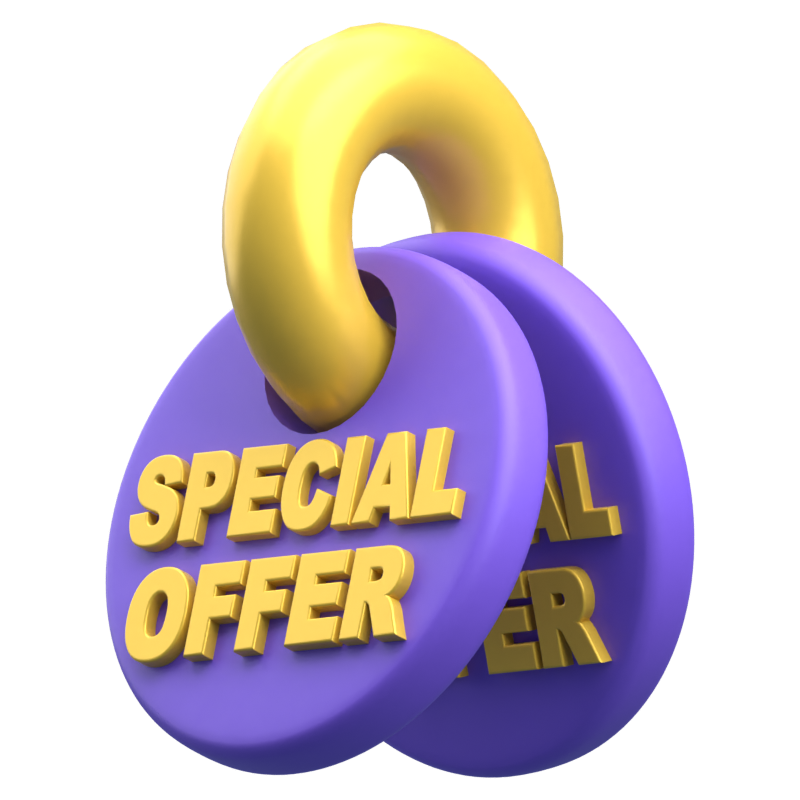 Special Offer 3D Icon 3D Graphic