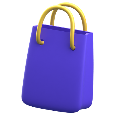 Carry Bag 3D Icon 3D Graphic