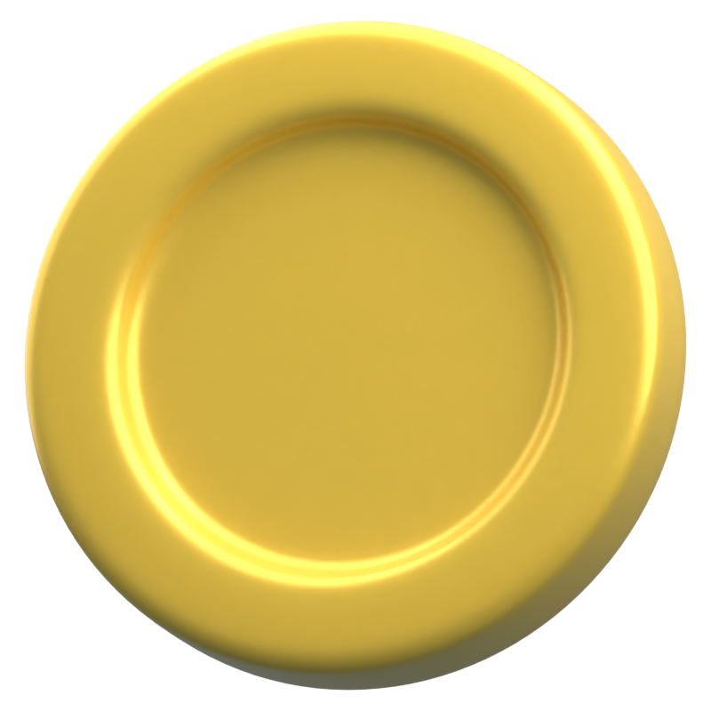 Coin 3D Icon 3D Graphic