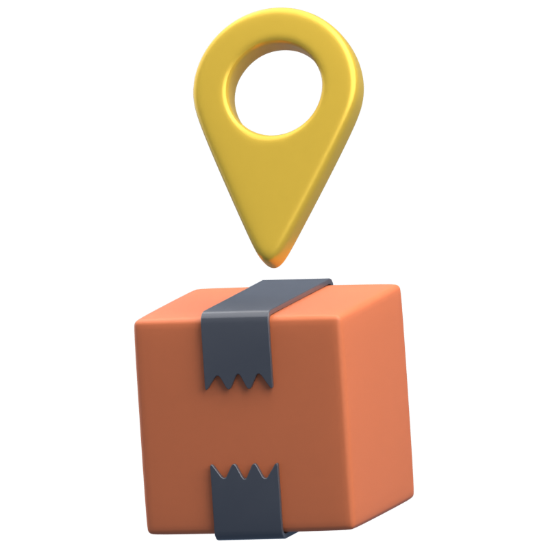 Delivery Track 3D Icon 3D Graphic