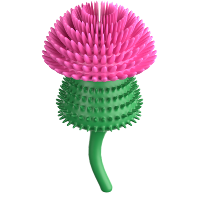 Ícone 3D Thistle 3D Graphic