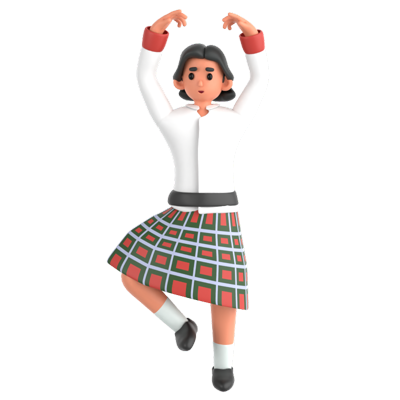 Ceilidh Dance 3D Icon 3D Graphic