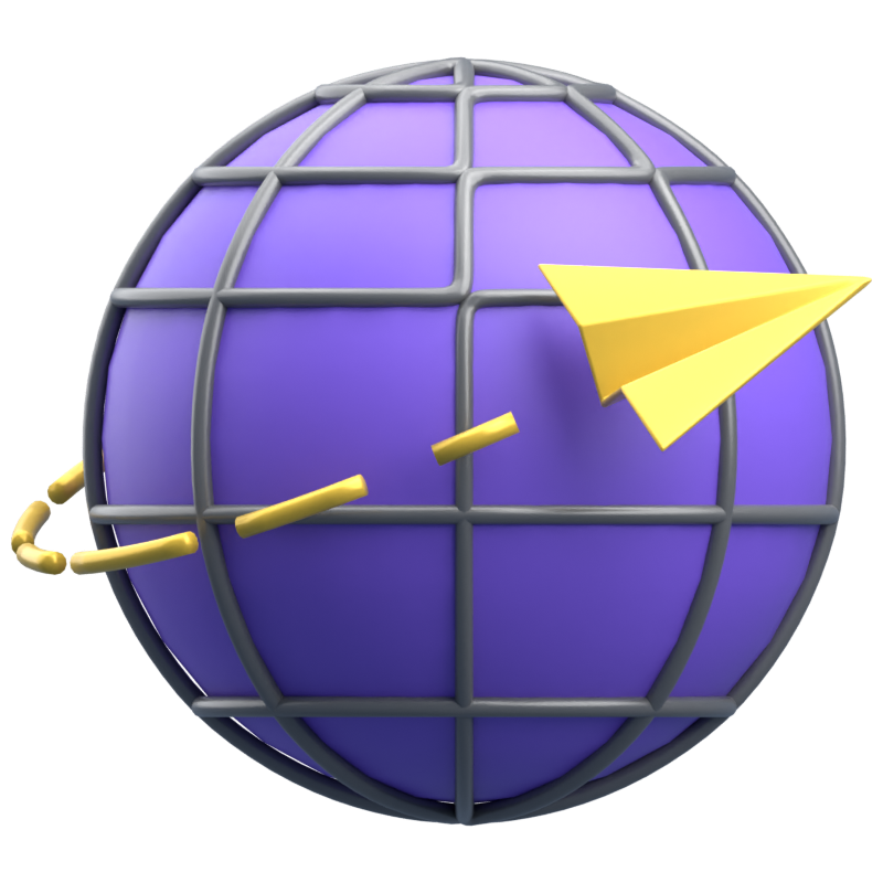 Global Delivery 3D-Symbol 3D Graphic