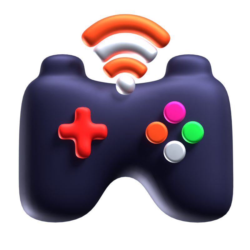 Spiel-Controller 3D-Symbol