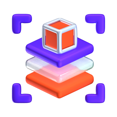 Layers 3D Icon 3D Graphic