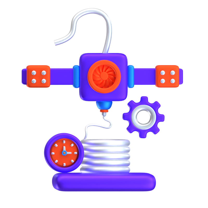 Printing Machine 3D Icon