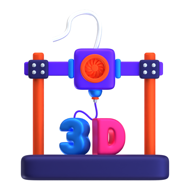 3D 텍스트 3D 아이콘 인쇄