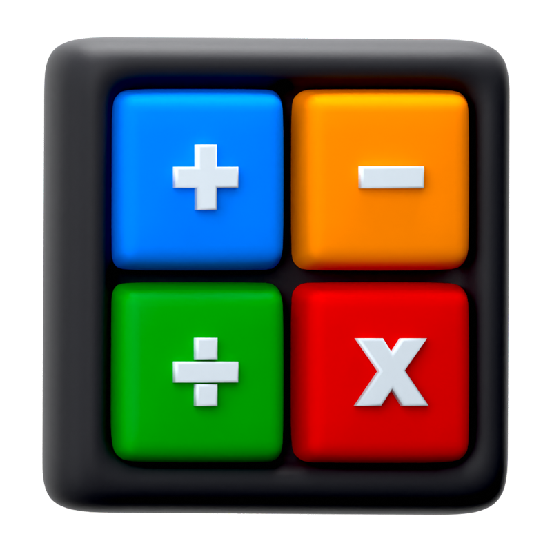 Calculator 3D Icon