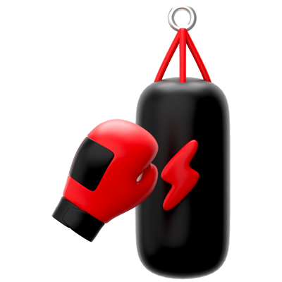 Boxing Glove 3D Icon 3D Graphic