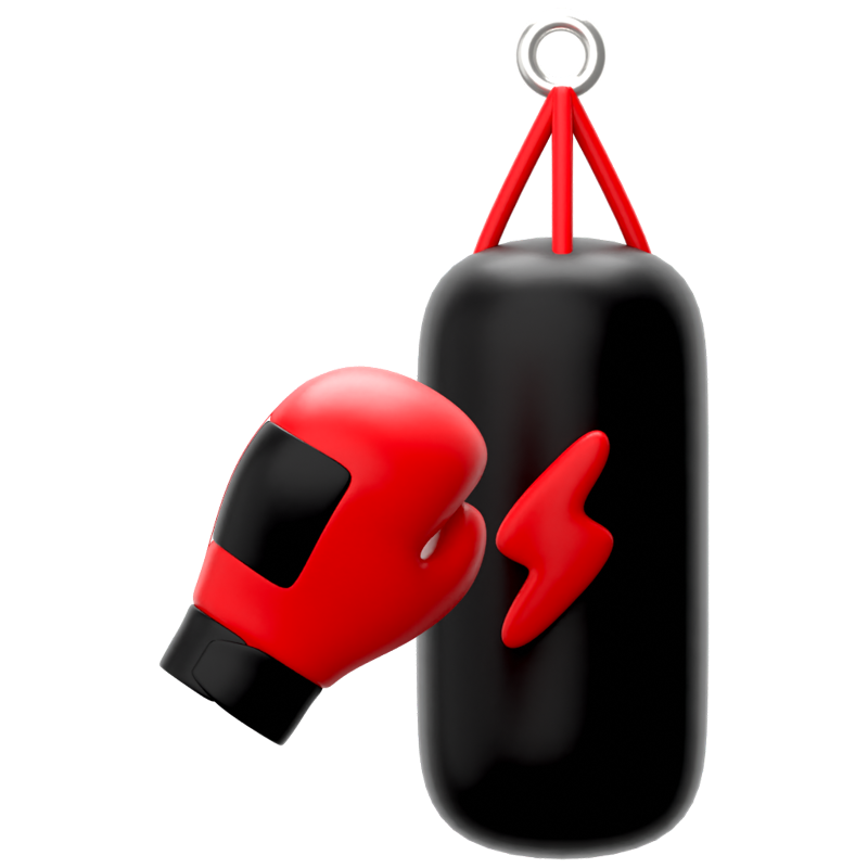 Boxing Glove 3D Icon 3D Graphic