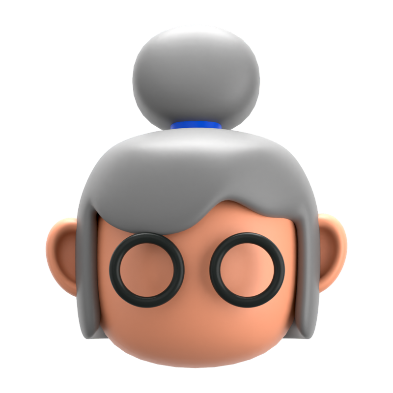 Elderly 3D Icon